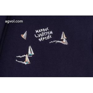 LVルイ・ヴィトンの帆船のアルファベットマーク刺繍のフードコート