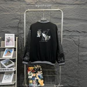 Louis Vuitton/ルイ・ヴィトン2022のショーモデルダークピエロ悪魔の刺繍野球ウェアコート