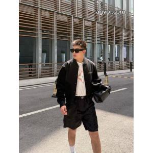 LOUIS VUITTON 25 ssクローバーカラードリル野球ジャケット