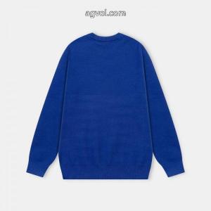 LVルイヴィトン25 ss冬の定番刺繍ロゴラウンドネックセーター