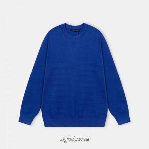 LVルイヴィトン25 ss冬の定番刺繍ロゴラウンドネックセーター