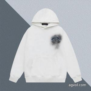 LV爆金定番重工業洗濯デニム刺繍LOGO衛衣男女上着カバーヘッド衛衣