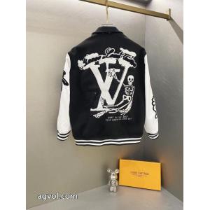 LVブラックオズの魔法使いが走る万針刺繍タオル刺繍野球服ジャケット