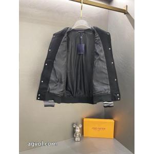 LV大文字走秀金万針刺繍タオル刺繍野球服ジャケット