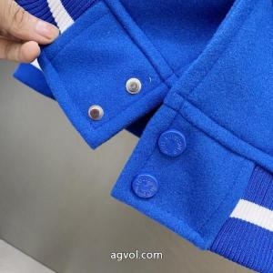 LVブルー蒸気ロボットタオル刺繍野球ウェアジャケット