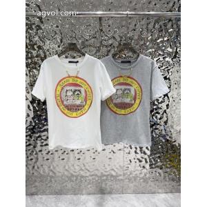 LOUIS VUITTON高級感ある今旬のシルエットバランス偽物 ブランド 販売半袖Tシャツ