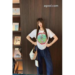 半袖TシャツLOUIS VUITTONキュートな印象最新商品即完売必至スーパー コピー ブランド 専門