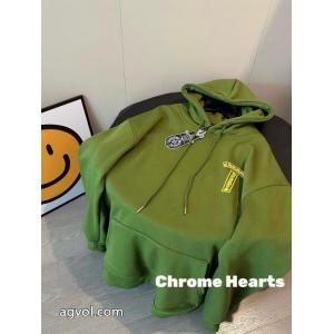 Chrome Hearts 25 SS限定フォレストグリーンのギャザーパーカー