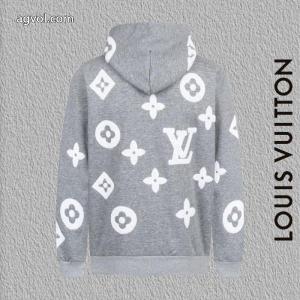 LOUIS VUITTON全身焼花歯ブラシ刺繍ロゴキャップコート