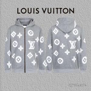 LOUIS VUITTON全身焼花歯ブラシ刺繍ロゴキャップコート