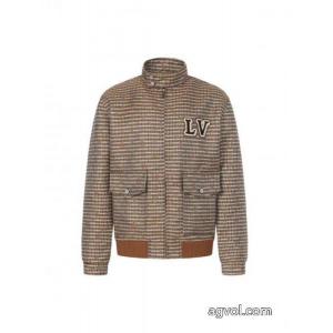 LOUIS VUITTON千鳥格子のオールドフラワージャケット
