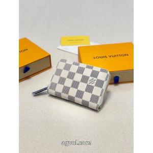 LOUIS VUITTONクロスファスナー小容量小銭入れ折りたたみ飛行機ケース