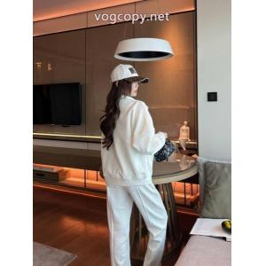 Louis Vuittonロバ家老花クローバーアルファベット立体ロゴハーフジッパーパーカーセット