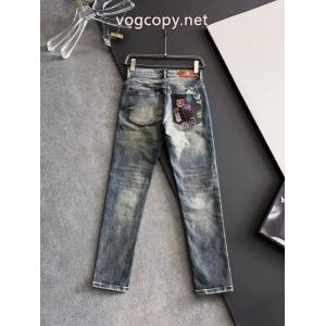 LOUIS VUITTON重工業水洗カジュアルジーンズ