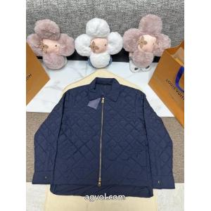 LOUIS VUITTON新作MONOGRAMキルティングジャケット風シャツ