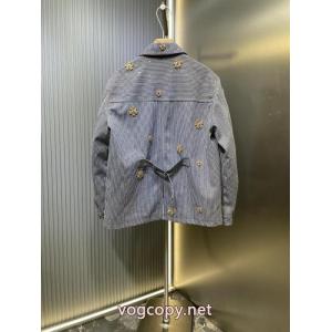 LOUIS VUITTON連名桜刺繍シングルブレストワークジャケットジャケット男性用