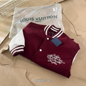 LOUIS VUITTON胸元刺繍字野球ウェアジャケット