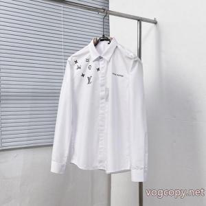 高級感UP 新作！25/25秋冬 超数量限定LOUIS VUITTON長袖シャツ偽 ブランド