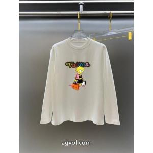 魅力が光る ついに登場 数量限定LOUIS VUITTON長袖Tシャツブランド 偽物 激安