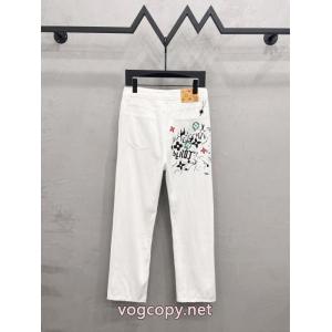 新価格で登場 視線を集めて SS25極上発売ブランド コピー ショップLOUIS VUITTONジーンズ