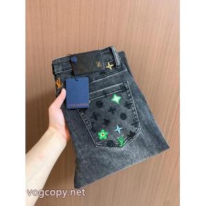 SS25極上発売 希少価値大 ユニセックススタイル偽 ブランド 購入ジーンズLOUIS VUITTON