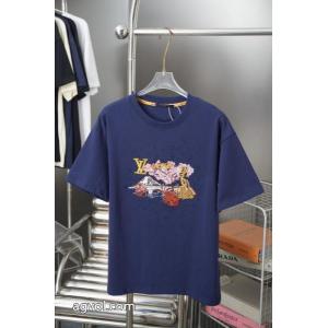 大胆なスリット上品 評価の高い 雑誌掲載アイテム LOUIS VUITTON半袖Tシャツスーパー コピー メンズ