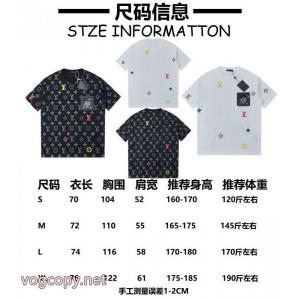 TシャツLOUIS VUITTON現代的な印象 欧米韓流/雑誌  超人気モデル入荷偽物 通販