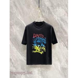 ブランド スーパー コピー 優良店LOUIS VUITTON1年中活躍する 新作スタイリッシュな 軽やかな素材感Tシャツ
