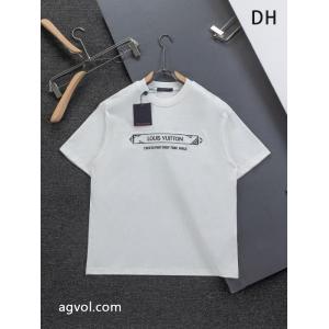 ブランド 通販 激安半袖TシャツLOUIS VUITTON新作入荷本物保証 お値段最低！ 超優秀