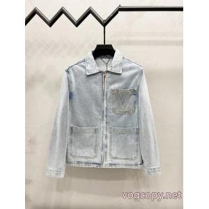 大幅値引き 高品質 人気 優雅さに溢れるコピー 商品 販売デニムのコートLOUIS VUITTON