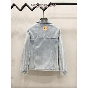 大幅値引き 高品質 人気 優雅さに溢れるコピー 商品 販売デニムのコートLOUIS VUITTON