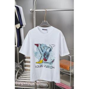 在庫確保済 新作お洒落☆ 品質感ブランド スーパー コピー 店舗LOUIS VUITTONTシャツ