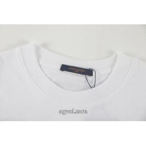 通販 ブランド最安値に挑戦 大人気アイテムが勢ぞろい 高級感あるスタイル半袖TシャツLOUIS VUITTON