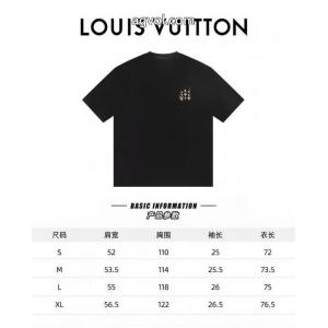絶妙な新商品 NEW!国内完売 上品保証半袖Tシャツスーパー ブランド コピーLOUIS VUITTON