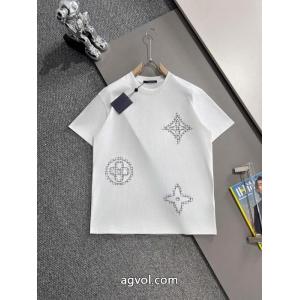 LOUIS VUITTONブランド コピー 専門店韓国人気 カジュアルの定番 人気高いアイテムTシャツ
