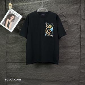 偽 ブランド 通販秋季新作品 今、大人のお洒落に 秋冬大活躍LOUIS VUITTON半袖Tシャツ