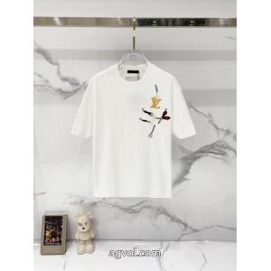 ルイ ヴィトン最高級品質の 限定デザイン 涼しげに演出Tシャツスーパー コピー 安心