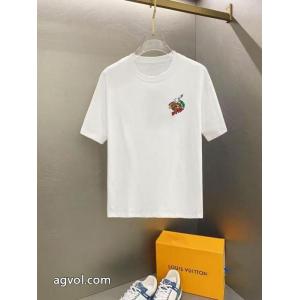 LOUIS VUITTON海外販売開始 売れ筋！ VIPセール半袖Tシャツブランド 通販 激安