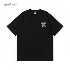 偽 ブランド 通販LOUIS VUITTON半袖Tシャツオンライン販売 高級感溢る オンラインストア