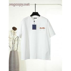TシャツLOUIS VUITTONスーパー コピー着心地良く セール価格でお得 人気新作ロゴ入り