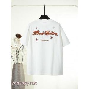 TシャツLOUIS VUITTONスーパー コピー着心地良く セール価格でお得 人気新作ロゴ入り