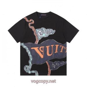 お洒落で人気アイテム VIPセールで奇跡 国内在庫有Tシャツ 2026ブランドコピーLOUIS VUITTON