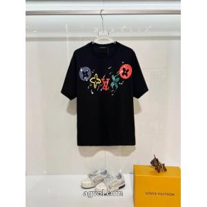 先取り 限定版プリント 少数入荷LOUIS VUITTONブランド アクセサリー 激安Tシャツ
