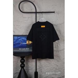 どんなシーンにも 品質保証正規保証 HOT人気LOUIS VUITTONブランド フェイク半袖Tシャツ