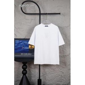 どんなシーンにも 品質保証正規保証 HOT人気LOUIS VUITTONブランド フェイク半袖Tシャツ