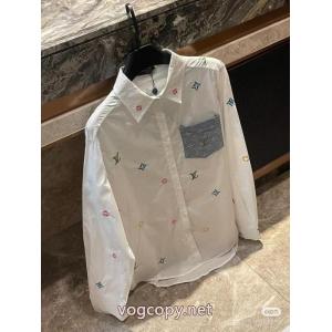 LOUIS VUITTON大流行中 透け感新作がイチ推し 高品質で綺麗偽物 通販長袖シャツ
