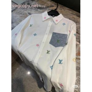 LOUIS VUITTON大流行中 透け感新作がイチ推し 高品質で綺麗偽物 通販長袖シャツ