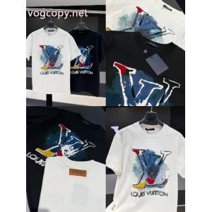 LOUIS VUITTON最新ルック 今季大人気のデザイン シンプルなデザイン半袖Tシャツブランド 偽物 激安