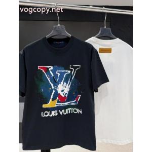 LOUIS VUITTON最新ルック 今季大人気のデザイン シンプルなデザイン半袖Tシャツブランド 偽物 激安