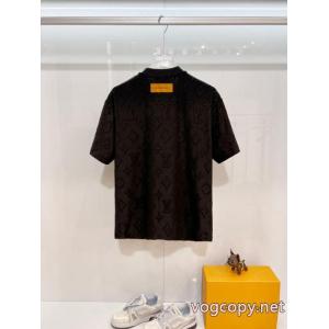 限定セールHOT 人気ブランド新作 シンプルなデザイン半袖TシャツLOUIS VUITTON激安 通販 ブランド